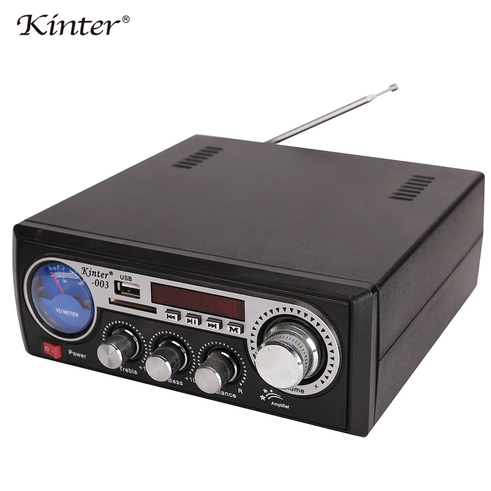 Kinter 003 усилитель аудио стерео звук предложение USB SD AUX вход есть FM радио со