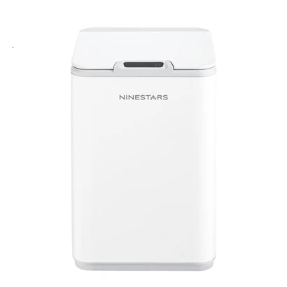Xiaomi Ninestars 10L IPX3 Водонепроницаемый Датчик мусорного ящика Бытовая умная мусорная корзина бесконтактная мусорная корзина - Цвет: White 10L