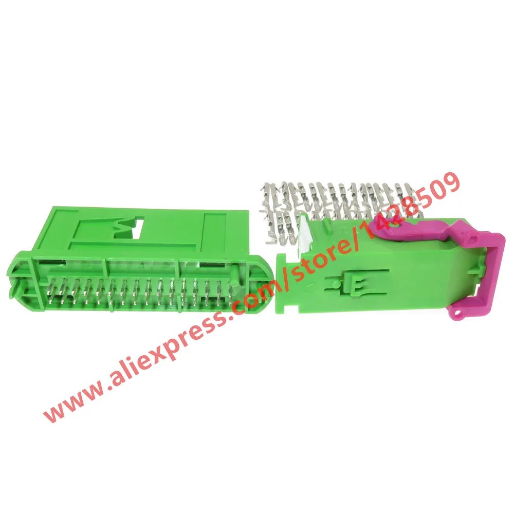 Комплект 32 pin 1J0972977C 1J0972977D разъем ecu для Audi VW Seat Skoda инструмент приборная панель
