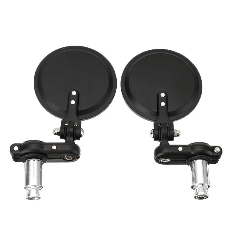 Универсальный мотоцикл Ручка Бар Конец боковые зеркала складной moto vespa зеркало