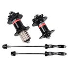 Велосипедная втулка Novatec D041SB D042SB, для дискового тормоза горного велосипеда 24 28 32 36, отверстия 24h 28h 32h 36 h, черная, красная