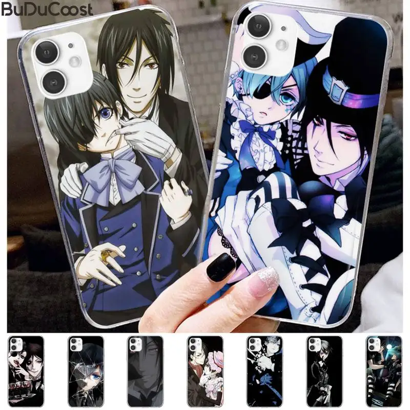 Ботинки в стиле аниме Темный дворецкий Ciel Phantomhive Чехол для мобильного телефона