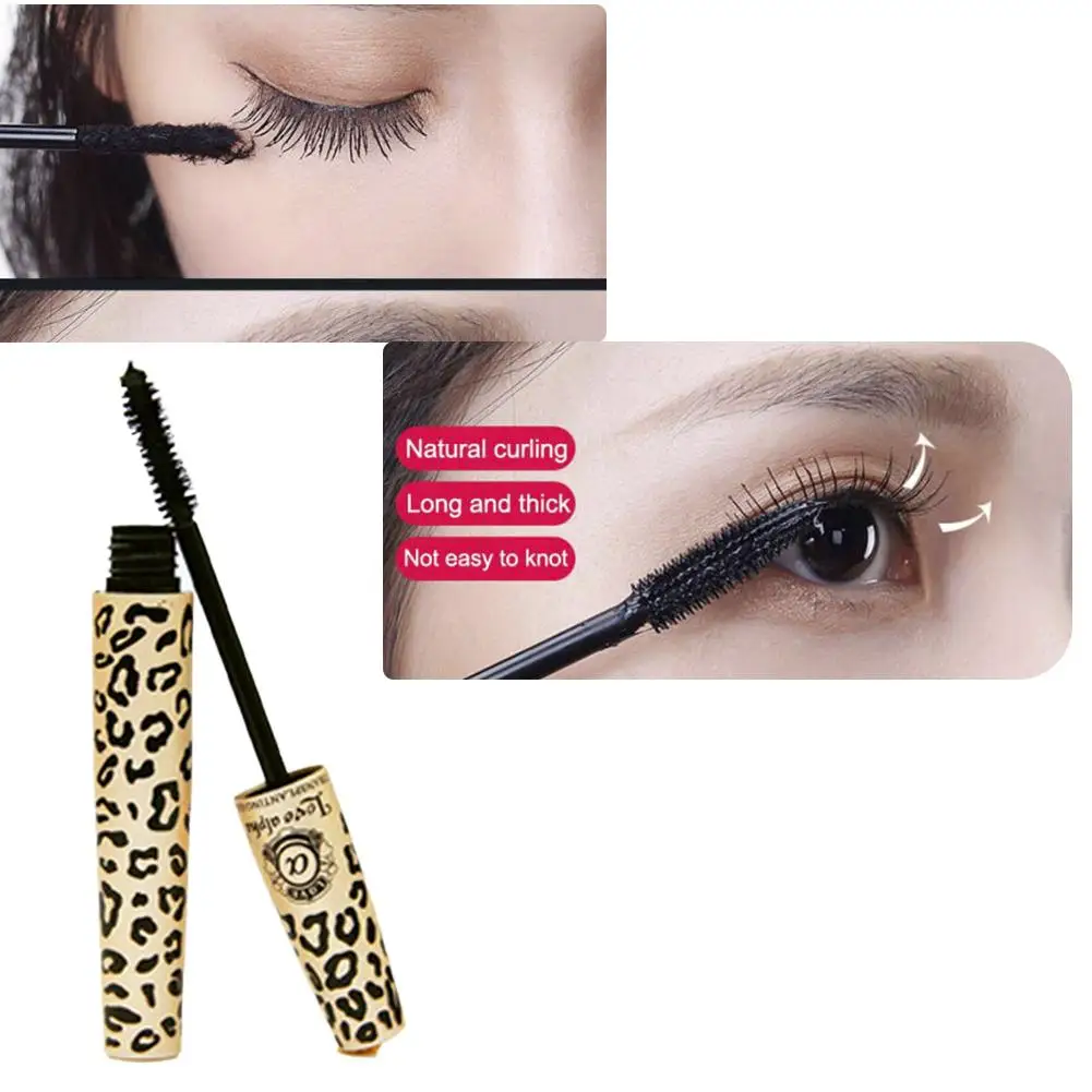 3D волоконная кисть для туши ресницы долговечная водостойкая пятнистая двойка