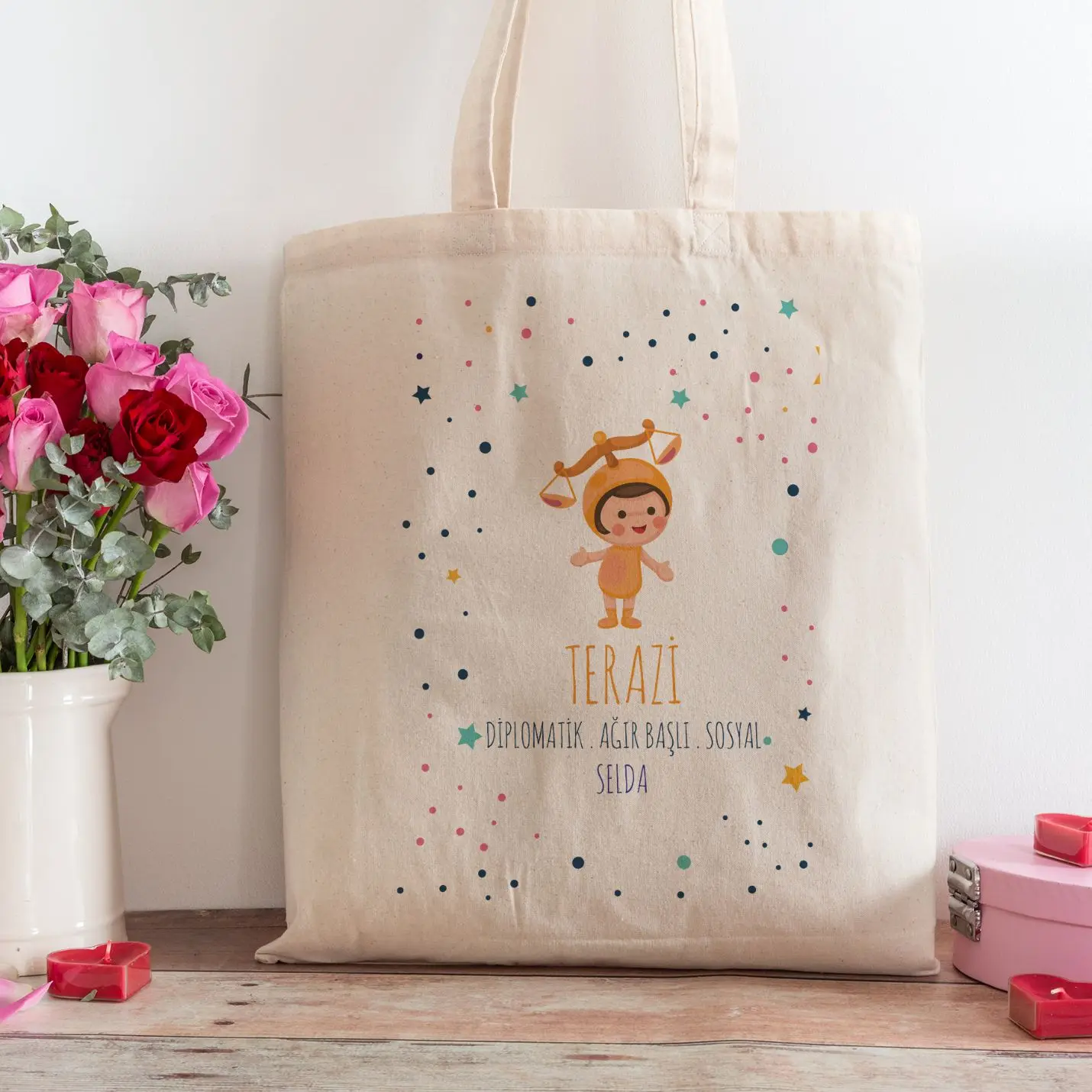 

Personalized Libra Zodiac Themed Is Cloth Bag