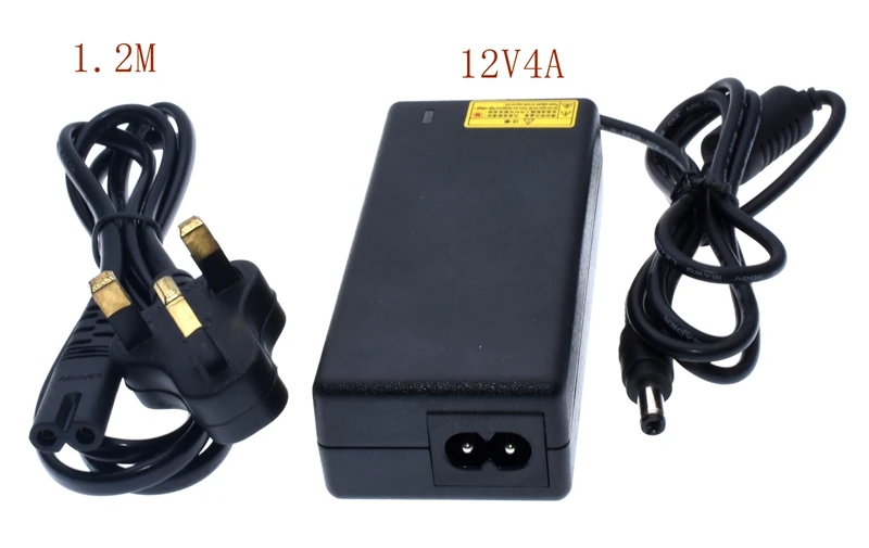 1 шт. 12V4A Новый AC 100 в-240 в 50 Вт конвертер адаптер питания DC12V 4A 2 мм-2 5 мм DC штекер