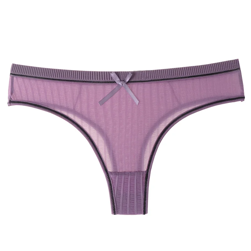 

Sexy Panties Women Breathable Panties Female Solid Underpants Seamless Bow Briefs Soft Comfortable Lingerie