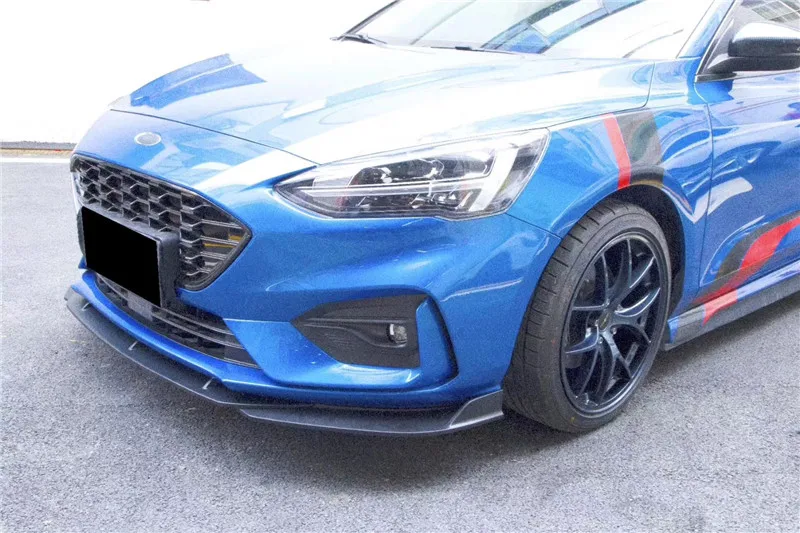 Автомобильные аксессуары для Ford NEW Focus 2019 черное углеродное волокно