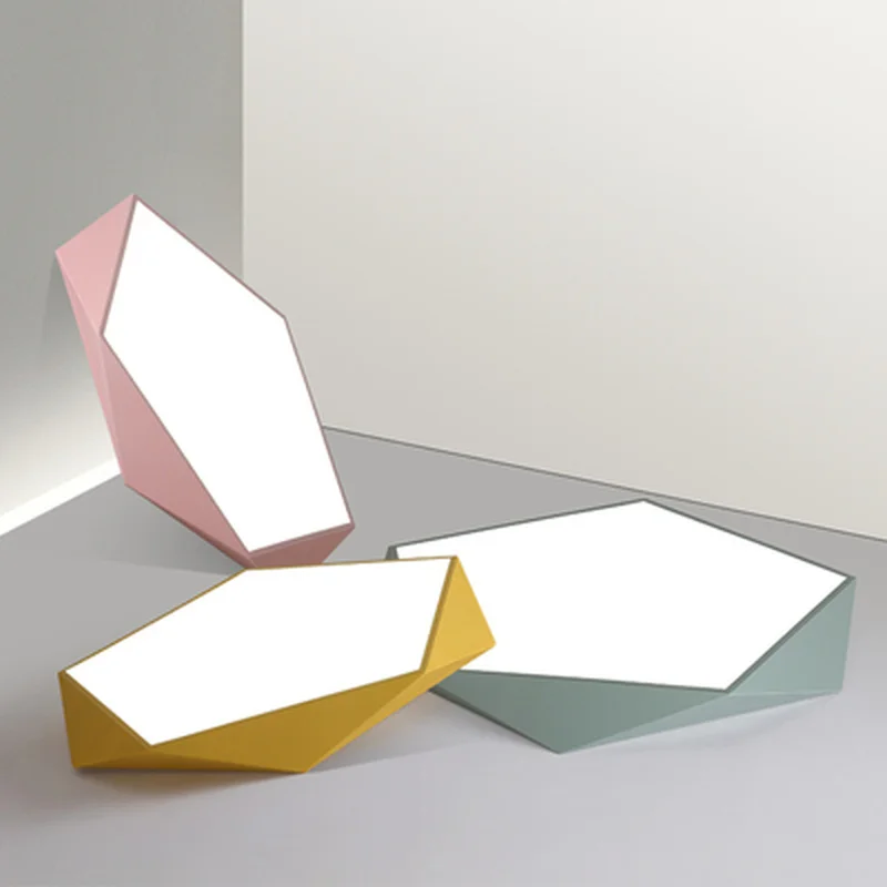 Креативные геометрические потолочные светильники спальня детская комната