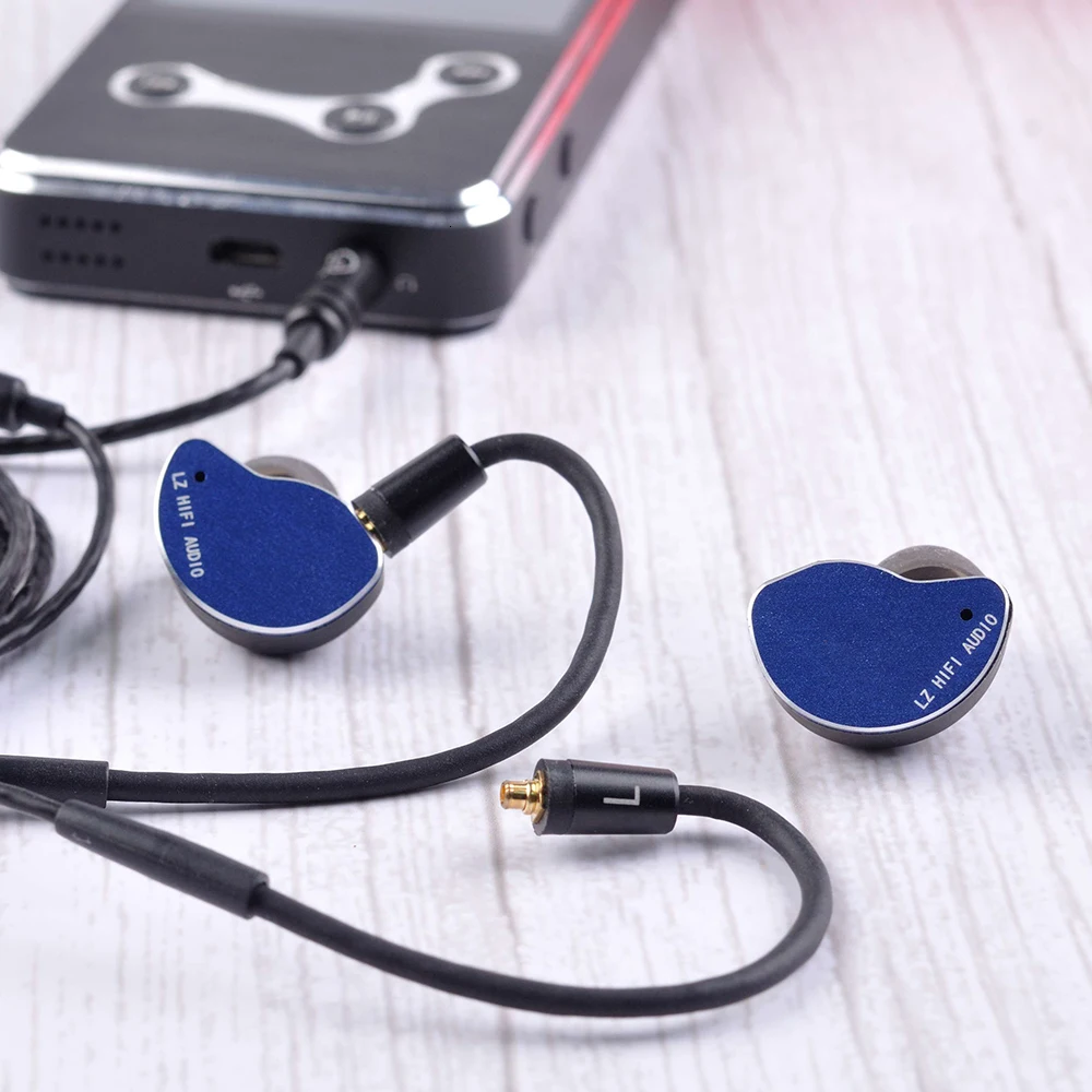 LZ Z05A карбоновые нано-покрытие динамический привод в ухо наушники HIFI вкладыши гарнитура с MMCX съемный кабель LZ A5 A6 наушники