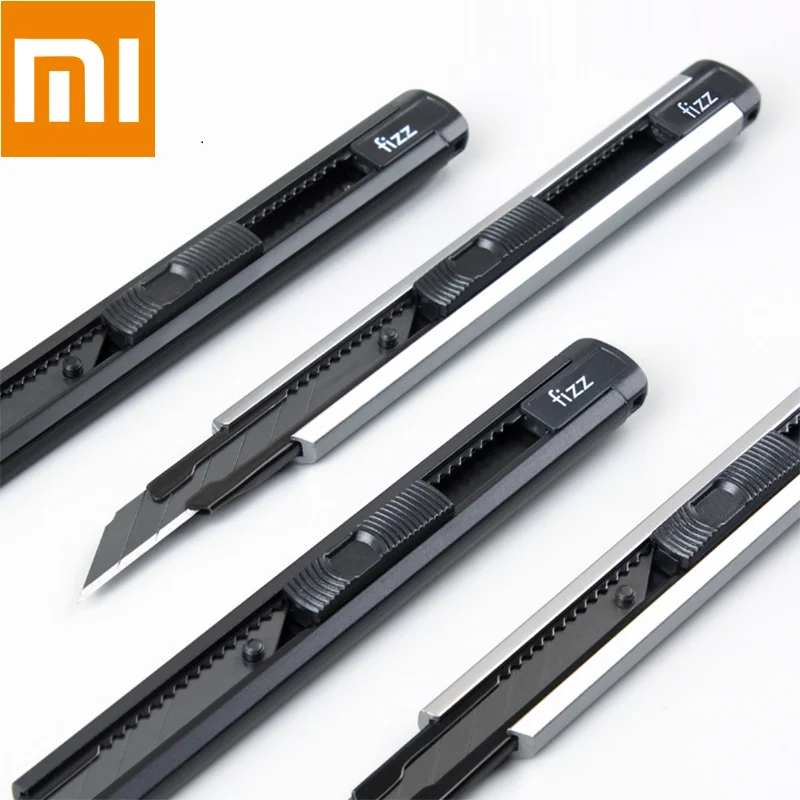Xiaomi Youpin Fizz алюминиевый сплав универсальный нож металлическое лезвие самофиксирующийся дизайн острый угол с переломом нож для художественной резки