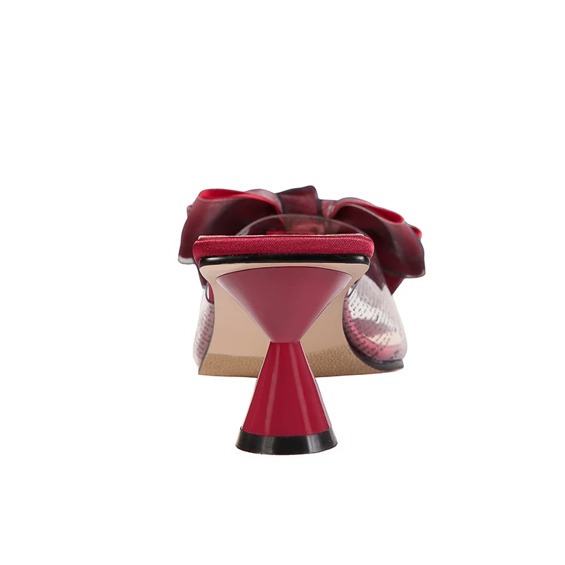 2019 стильные летние женские тапочки на высоком каблуке 6 см цвет черный телесный