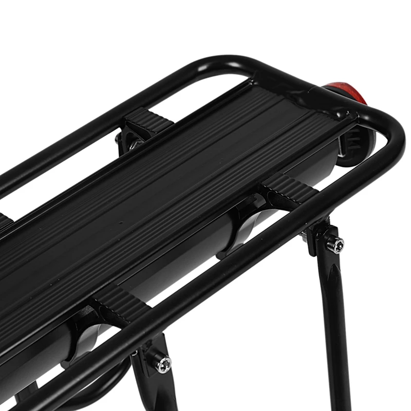

Black Bike Bicycle Quick Release Luggage Seat Post Pannier Carrier Rear Rack Fender