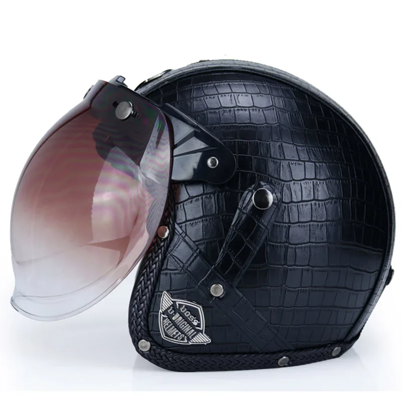 Мотоциклетный шлем с открытым лицом 3/4 мотоциклетные шлемы для женщин/мужчин
