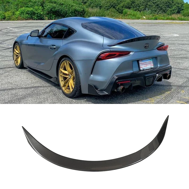 

For Toyota GR Supra A90 MK5 Rear Trunk Spoiler AG Style Ducktail Carbon Fiber Trunk Lip