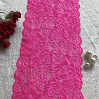 peach pink elastic e1171 lace ribbon tape diy apparel sewing fabric handmade material lace trimming garment accessories 15cm