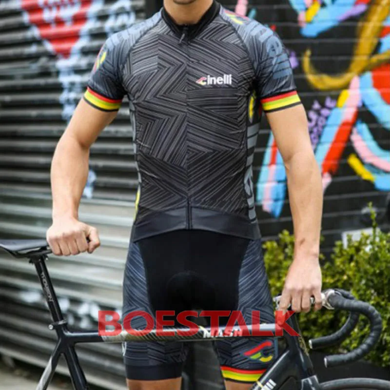 Cinelli usa team skinsuit летний велосипед триатлонный комбинезон велосипедный трикостюм speedsuit одежда conjunto Униформа ciclismo hombre - Цвет: skinsuits