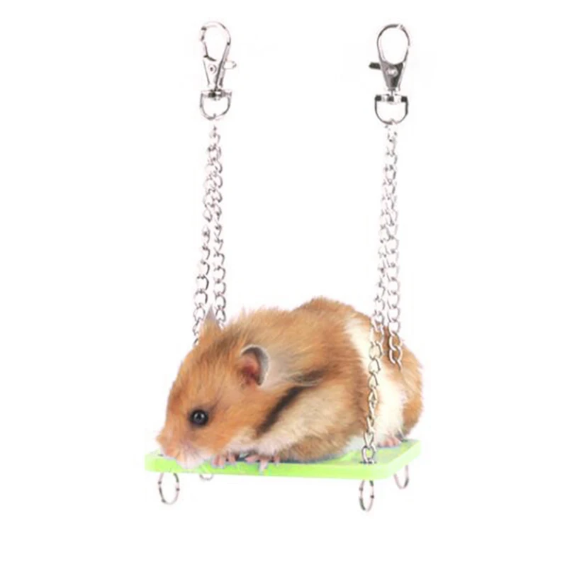 Игрушки для хомяков качели подвесной гаджет деревянная клетка аксессуары