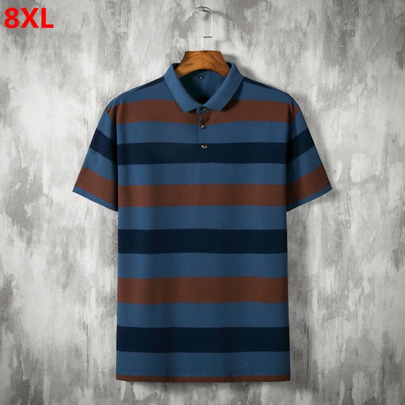 Мужская рубашка поло с отворотом и коротким рукавом мужская горизонтальными