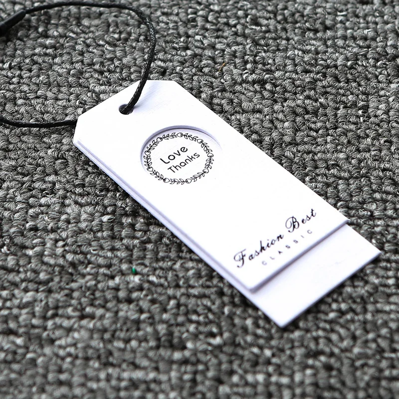 Lane Pattern+hollow out High quality hang tag /grade kraft paper /clothing bag label/customized printed logo swing | Дом и сад