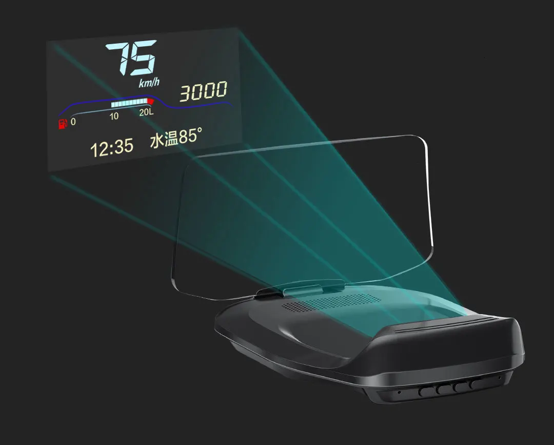 Xiaomi Mijia Carrobot Intelligence Car Hud Head Up Bluetooth Version Display OBD Driving Data Overspeed Warning System