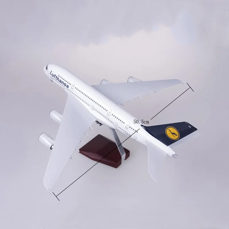 1/160 масштаб самолет Airbus A380 Lufthansa модель самолета Германия литье под давлением