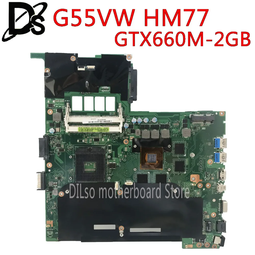 KEFU G55VW для ASUS G55 материнская плата N13E GE A2 GTX660M/2GB REV Интегрированная