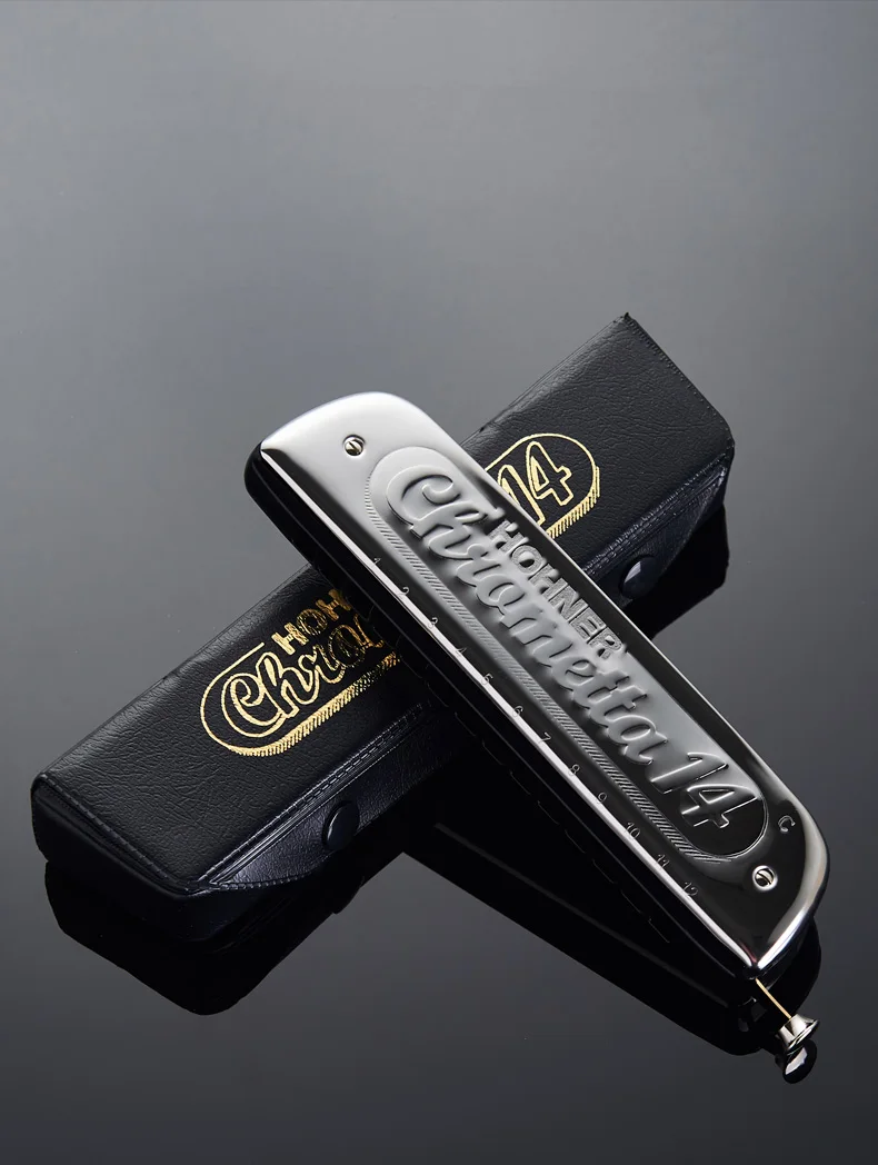 Германия HOHNER 257/56 Хроматическая Губная гармошка ABS гребень armonica hohner рот Ogans профессиональная Губная гармошка Chrometta 14