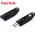 Двойной Флеш-накопитель SanDisk флэш-диск CZ48 USB3.0 256 ГБ 128 Гб 64 ГБ 32 ГБ оперативной памяти, 16 Гб встроенной памяти, 512 г оригинальный Pendrive Memory Stick хранения устройство флеш-накопитель