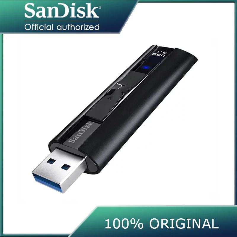 Двойной Флеш-накопитель SanDisk CZ880 Extreme PRO USB 3 1 твердотельный накопитель
