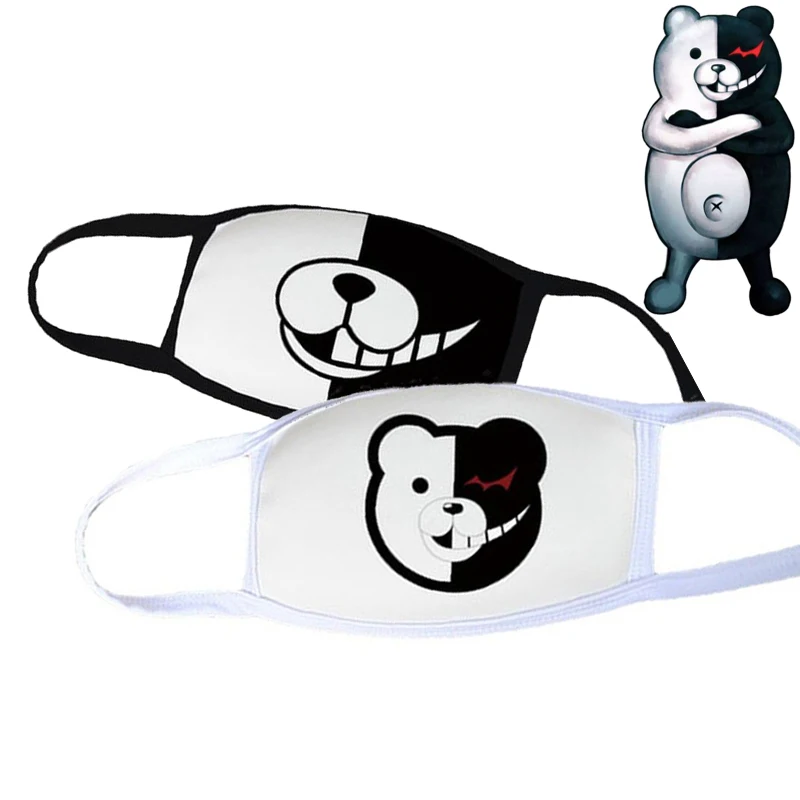 Маска унисекс для косплея из аниме данганронпа Монокума Пылезащитная маска на