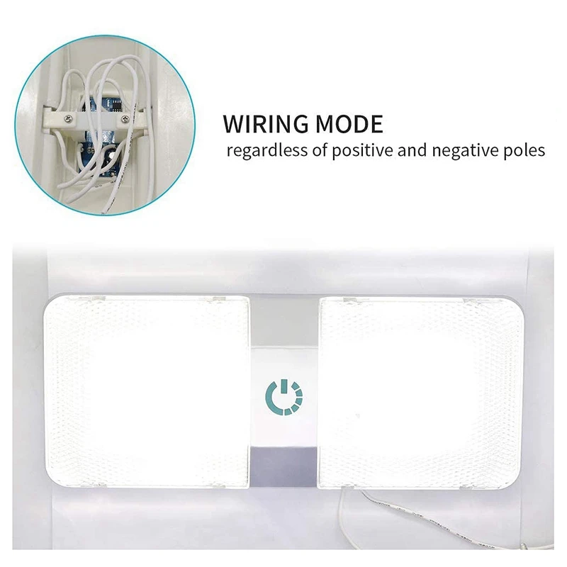 12 В 48LED RV потолочный e светильник яркое Внутреннее освещение ing трейлер s для