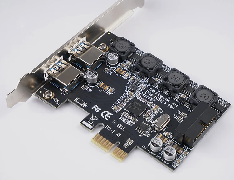 ORICO 2 порта USB 3 0 PCI E экспресс карта к контроллер концентратора 19pin фронтальная