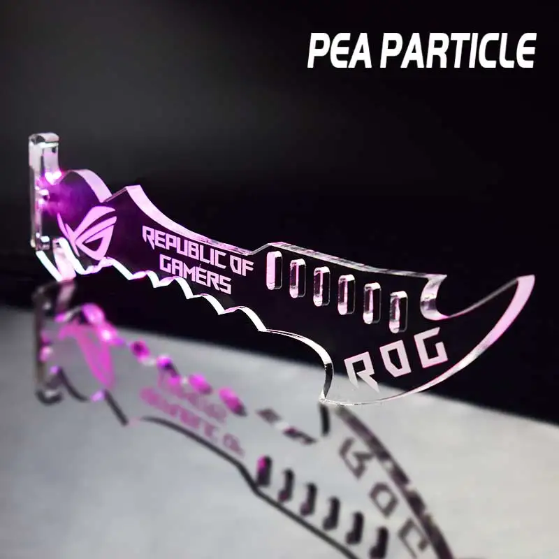 Графический держатель RGB GPU акриловый Beugels Decoratieve Platen Houder 5 v 3Pin синхронизуемый