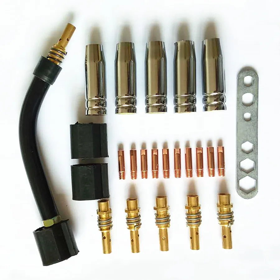 24 шт. 15AK Binzel Torch/Gun расходные материалы электроды и защитные чашки звеньевая