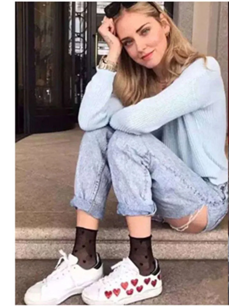 

Big Eyes Thick-soled Star White Woman Sneakers Designer Brand Luxury Shoes Genuine Leather Lace-Up Spring Autumn Casual Shoes