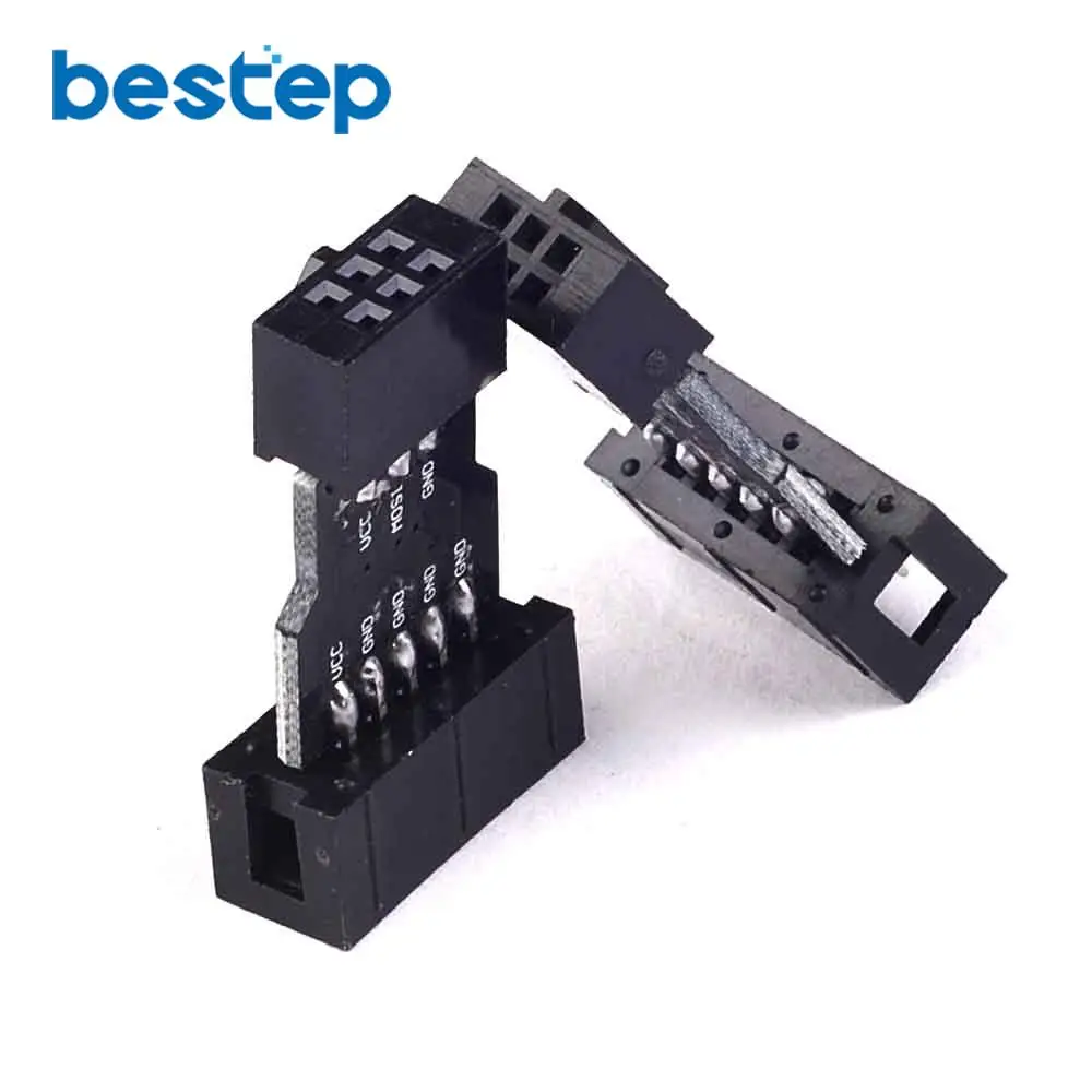 1 шт. 10 контактная 6 плата адаптера для AVRISP MKII USBASP STK500|board intel|board developmentboard tools |