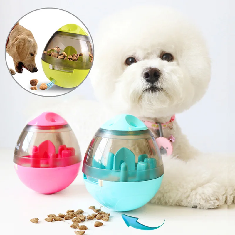 Мяч для корма собак и кошек медленная кормушка Интерактивная тренировочная