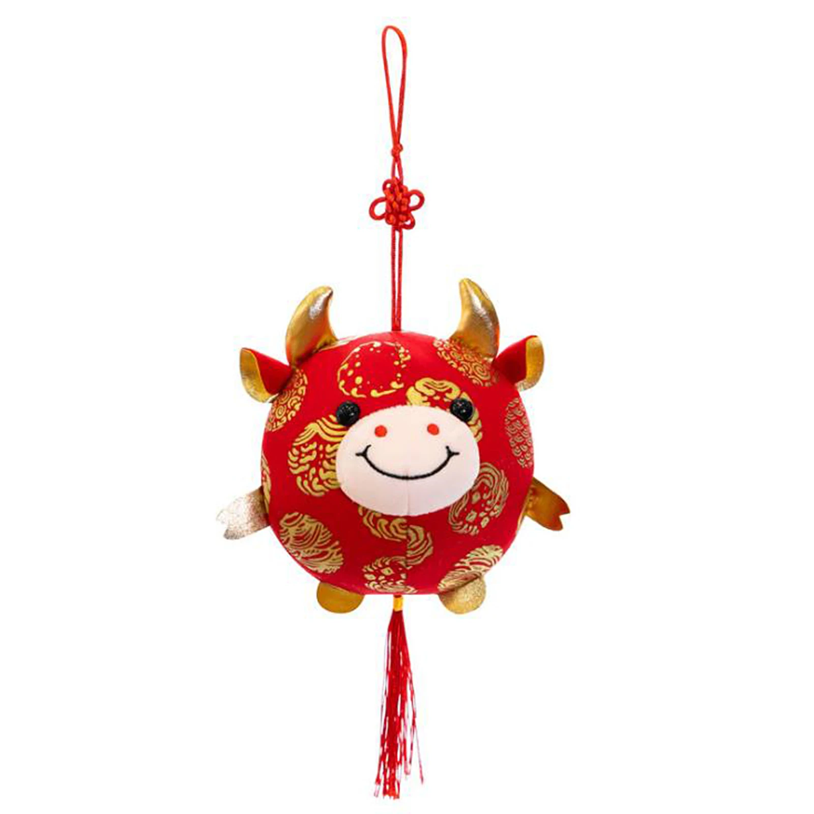 Милый талисман Знак зодиака бык крупного рогатого скота плюшевые игрушки Ox год