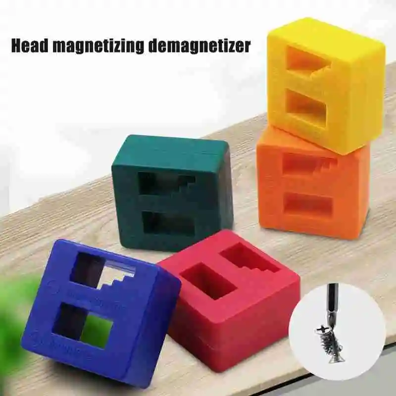

Magnetizer Demagnetizer Precision Magnetizing Demagnetizing Tweezers Up For Screwdriver Pick Orange Degauss Gauss Tool B8Z8