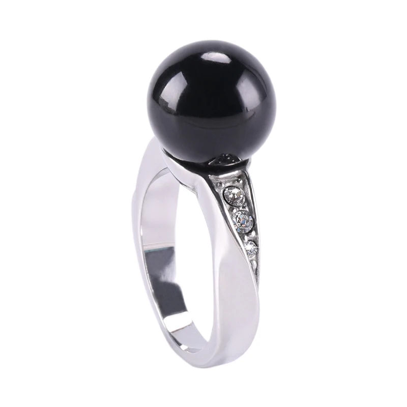 

EDC черный драгоценный камень Анти-Волк шип кольцо титановая сталь самооборона акупунктурное кольцо поставки переносное украшение