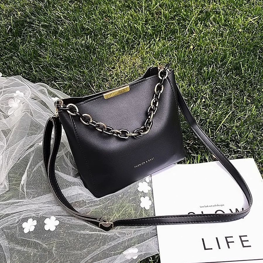 

Women's fashion bag handbags women's bags 2020 new messenger bag chain shoulder bag ladies handbag pu leather ladies bag bolsos