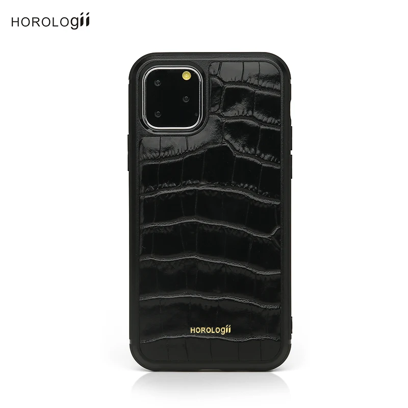 Horologii пользовательское имя Бесплатный подарочный набор чехол для iPhone X 11 Pro Max чехол для airpods крокодиловый узор кожа Прямая поставка