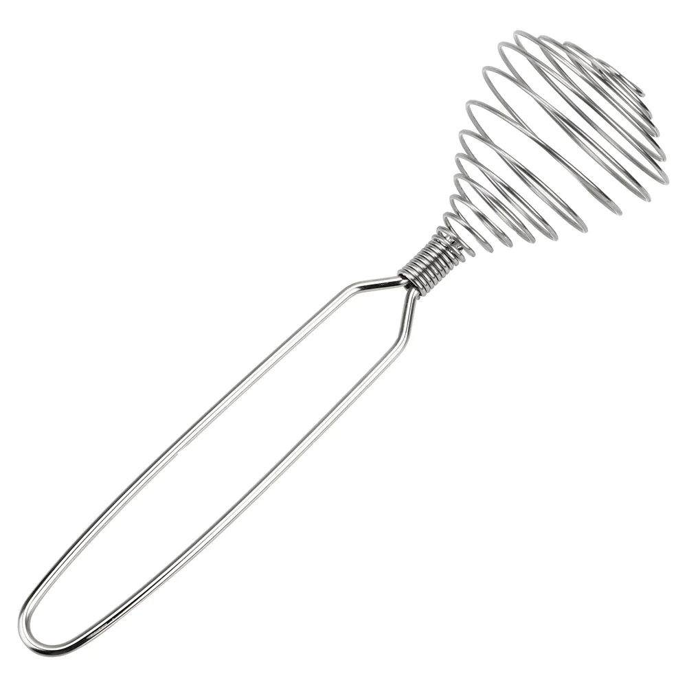 

Eggs Cream Mixer Stiring Milk Coffee Foam Whisk Blender Egg Beater Stainless Steel Spring Coil Kitchen Tools