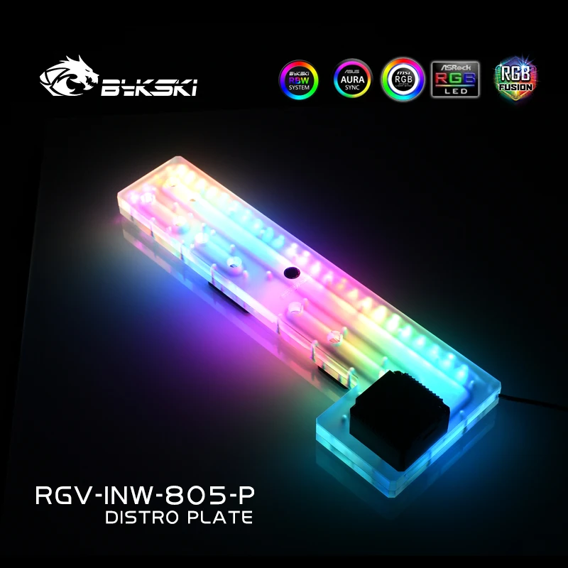 Bykski RGV INW 805 P доски для водных путей In Win чехол Intel CPU Water Block & Single GPU Building|Кулеры и