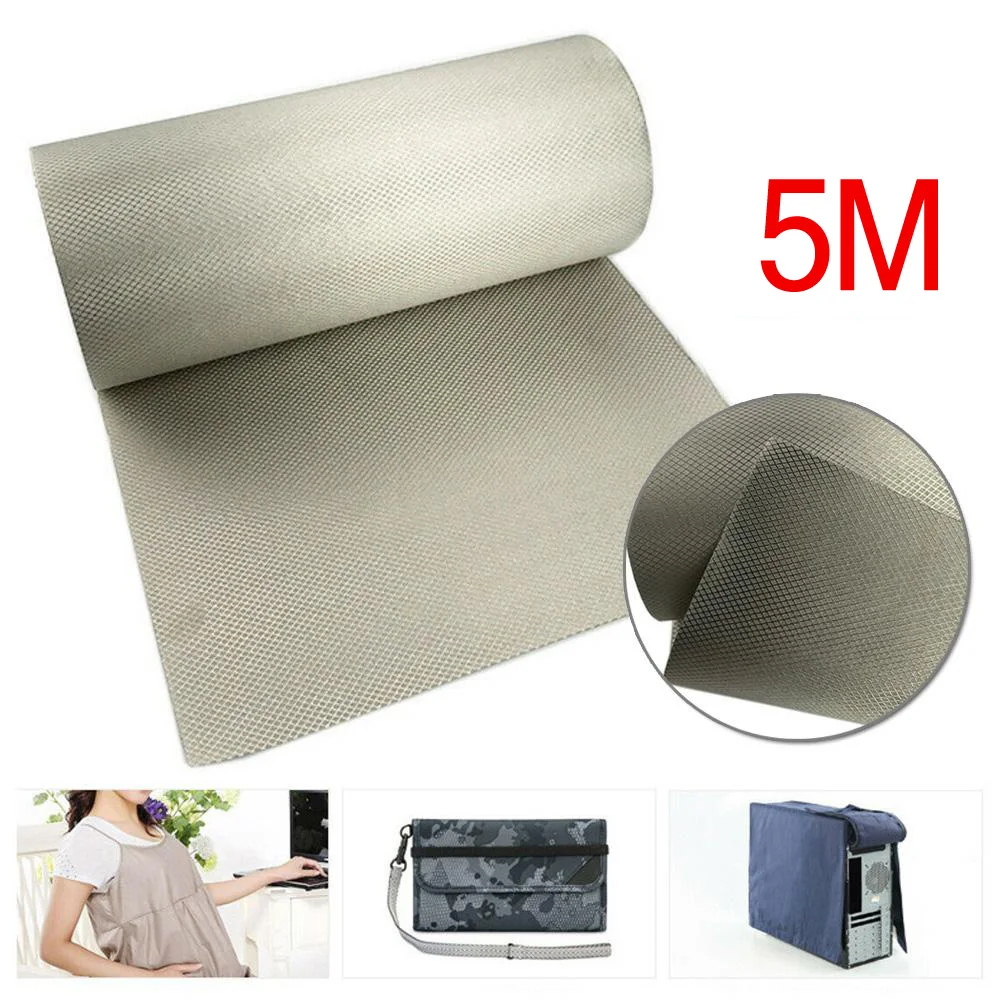 

Diamond Check Anti-magnetic Anti Radiation Shielding Fabric Conductive Cloth