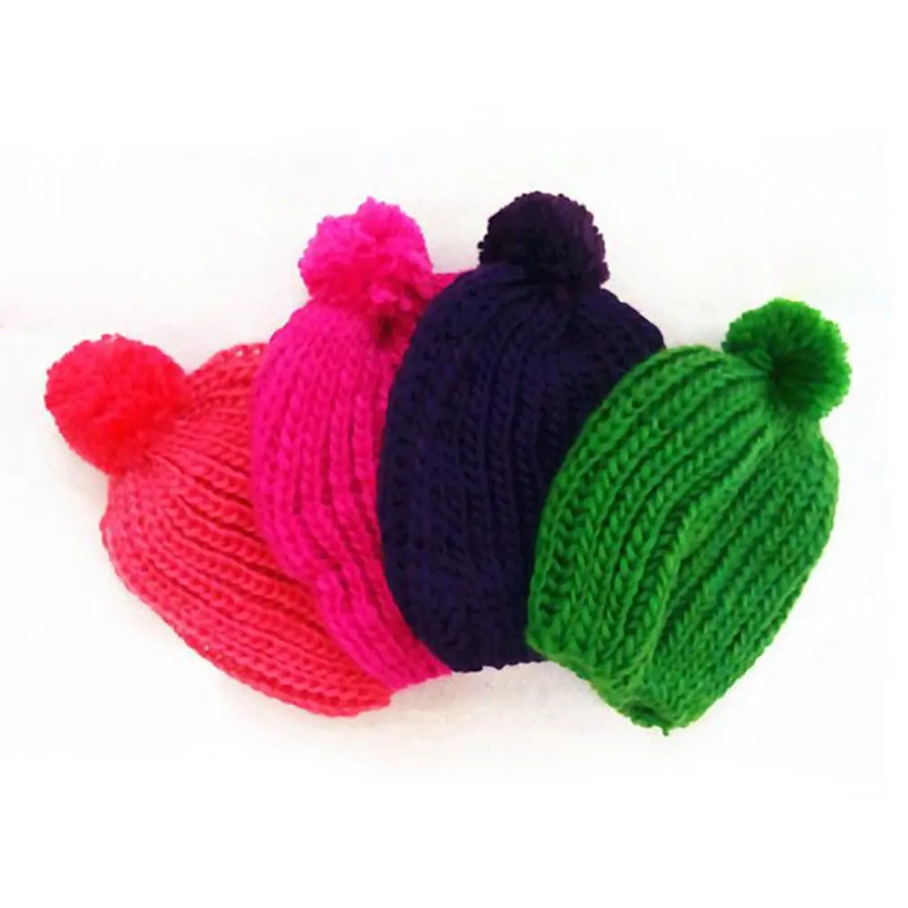 Зимний вязаный помпон детская шапка теплые мягкие вязаные шапки в стиле хип хоп