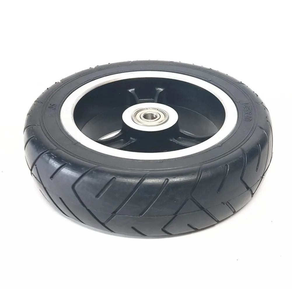 

Tire Solid Wheel Solid Wheel Wheel With 145X40 6inch Accessories Black