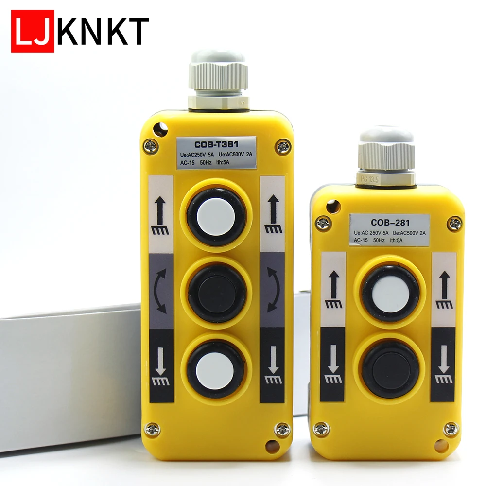 Industrial Remote control Push button switch Crane Truck Controller Switches Control Lift Electric COB-T381 COB-281 COB-481 |
