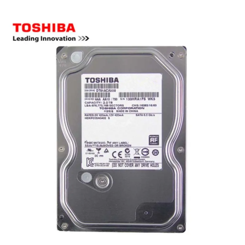 Внутренний жесткий диск Toshiba HDD 3 5 дюйма HD 4 ТБ 2 1 500 Гб для настольного компьютера