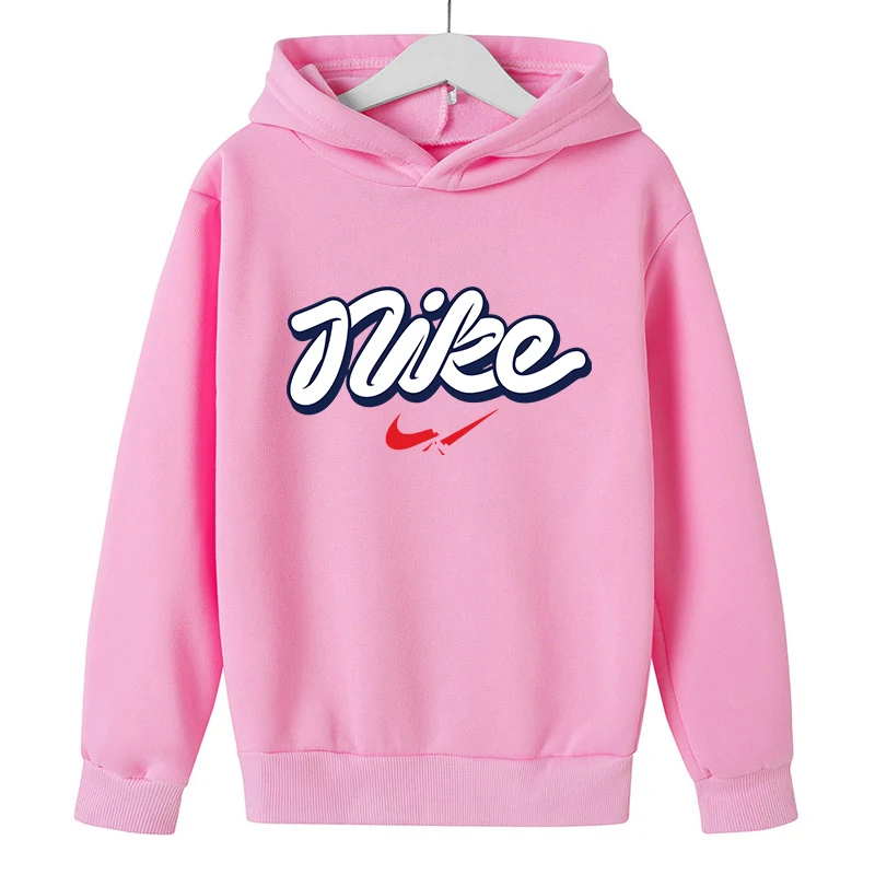 

Pink Toddler Hoody Cotton Print Sports Hoodie Kids Cute Pattern Blue Sweatshirt Long Sleeve Cartoons Baby girls Hip hop Clothes